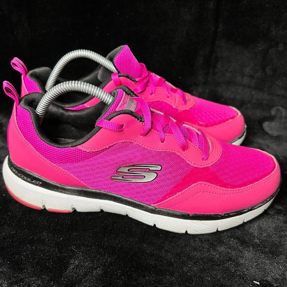 Skechers Flex‎ Appeal 3.0 13069 HPBK Women's 10 Sneakers Hot Pink Running Shoes